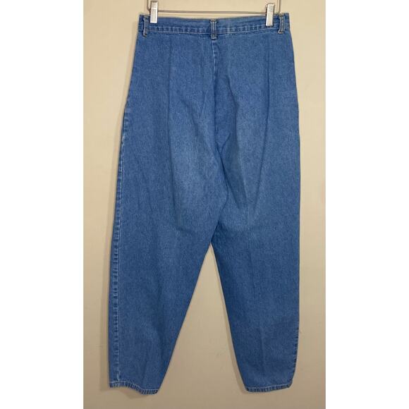 Vtg American Legends Blue Jeans Womens Size 10 Cotton Retro USA Pleated Mom 80s - Picture 3 of 7